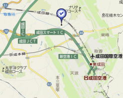 ANAクラウンプラザホテル成田 マリーグレーススパ 地図 マップ