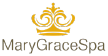 marygracespaマリーグレーススパ 金の冠を持つmarygracespaマリーグレーススパのロゴ 金の冠を持つmarygracespaマリーグレーススパのロゴ